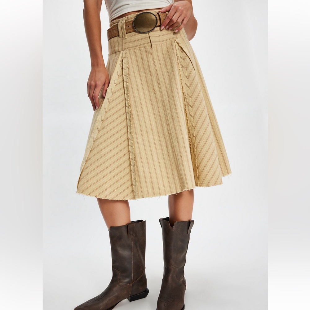 NWT Free People Amelia Midi Skirt - 10